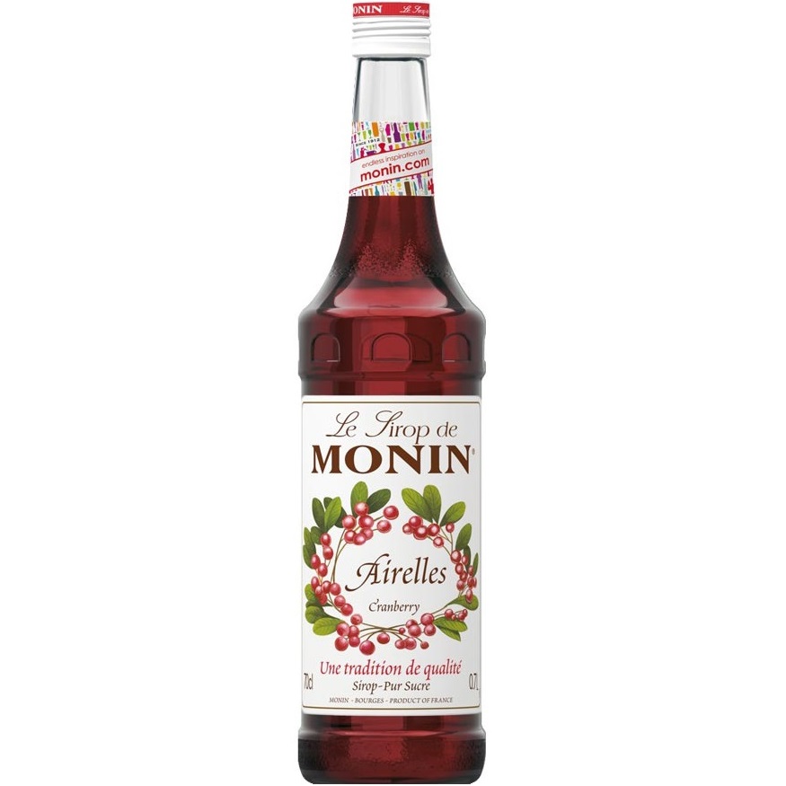 Siro quả Nam Việt quất Monin (Cranberry syrup) - chai 700ml