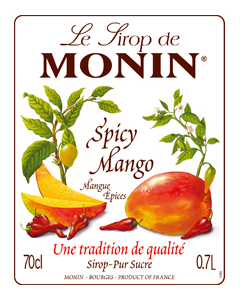 Siro Xoài cay Monin (Spicy Mango syrup) - chai 700ml