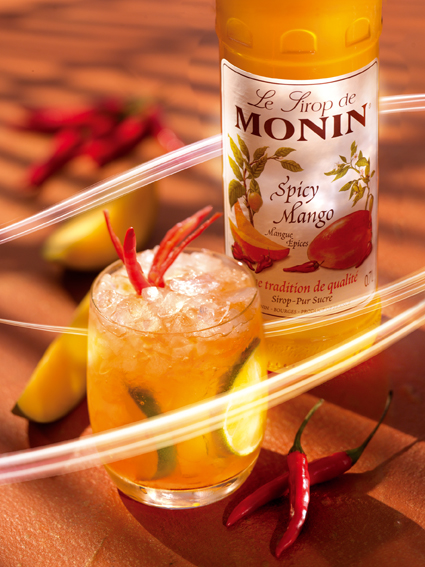 Siro Xoài cay Monin (Spicy Mango syrup) - chai 700ml