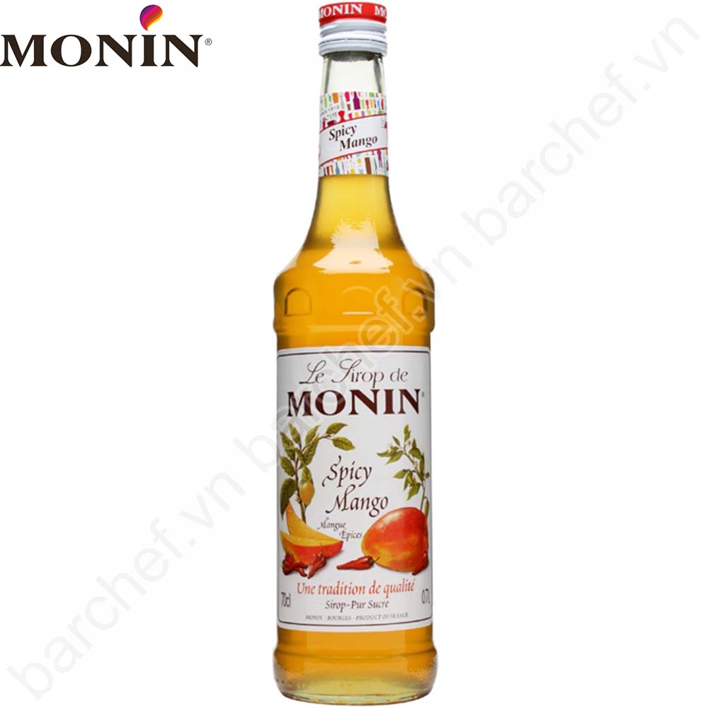 Siro Xoài cay Monin (Spicy Mango syrup) - chai 700ml