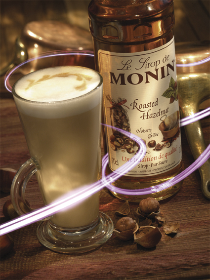 Siro Hạt dẻ nướng Monin (Roasted Hazelnut syrup) - chai 700ml