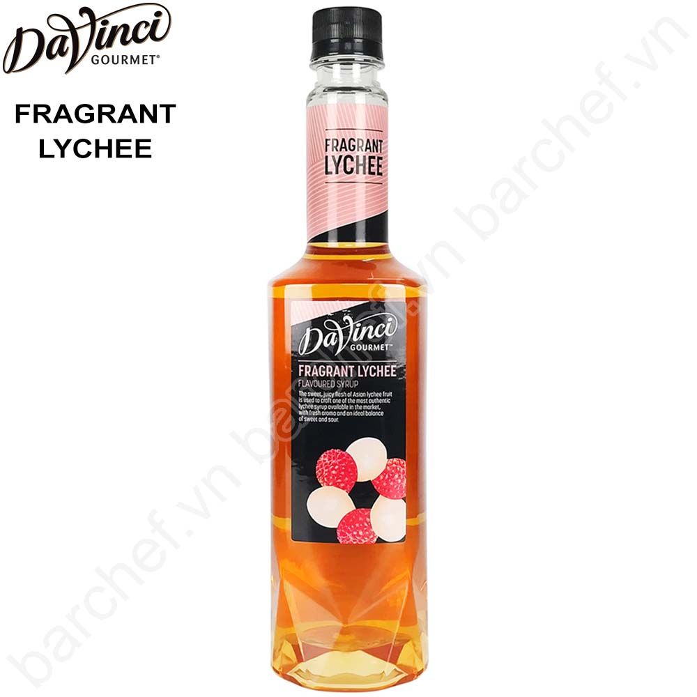 Siro Vải Davinci Gourmet (Fragrant Lychee Mixologist Syrup) - chai 750ml