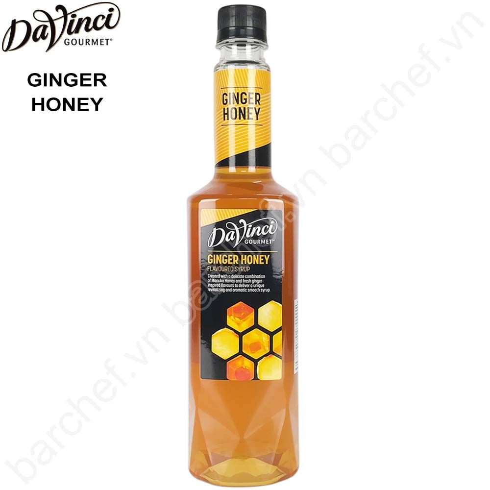 Siro Mật ong gừng Davinci Gourmet (DVG Ginger Honey Classic Syrup) - chai 750ml