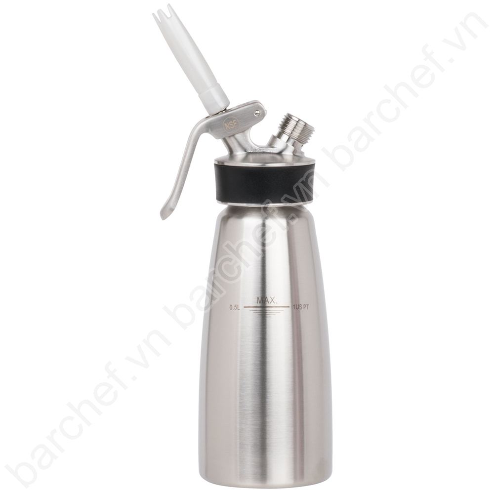 Bình làm kem iSi 0.5L (Stainless Steel)