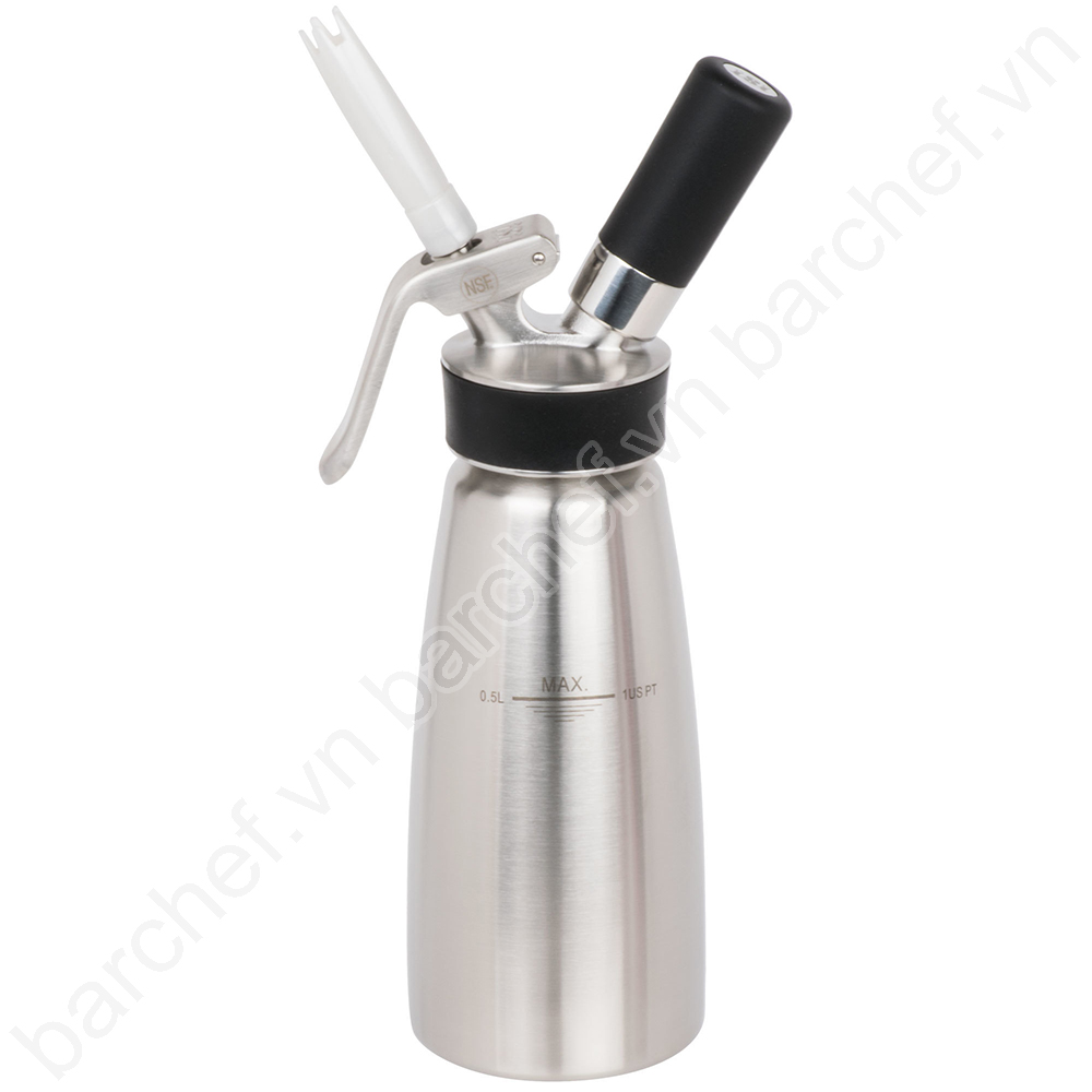 Bình làm kem iSi 0.5L (Stainless Steel)