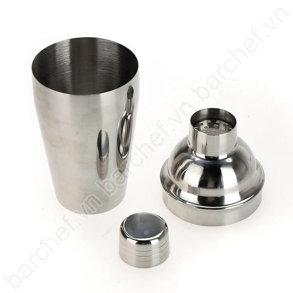 Bình lắc shaker inox 550ml (550cc) (dáng vintage bc01)