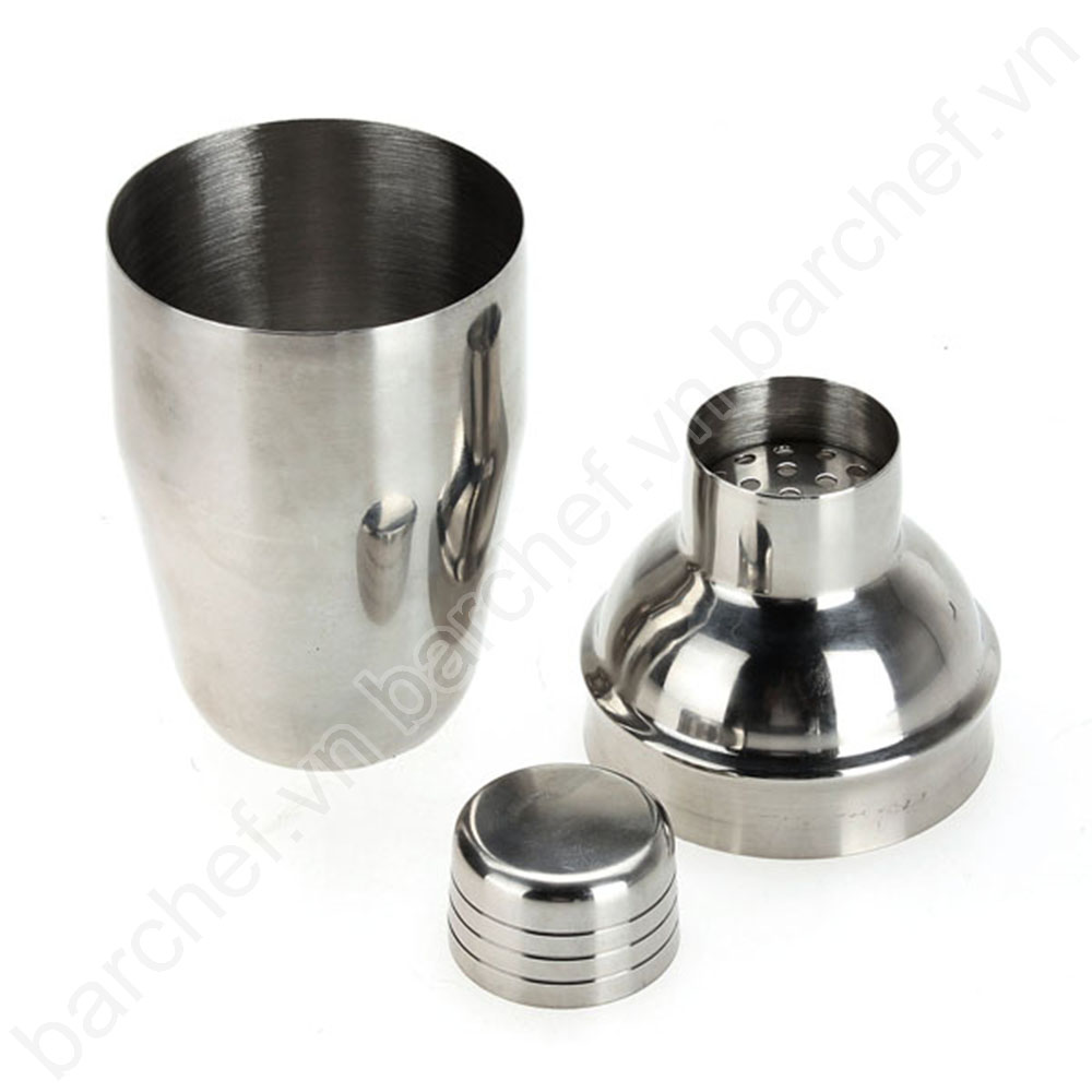 Bình lắc shaker inox 350ml (350cc) (dáng vintage bc01)