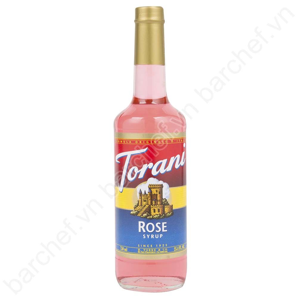 Siro Hoa hồng Torani (Rose syrup) - chai 750ml