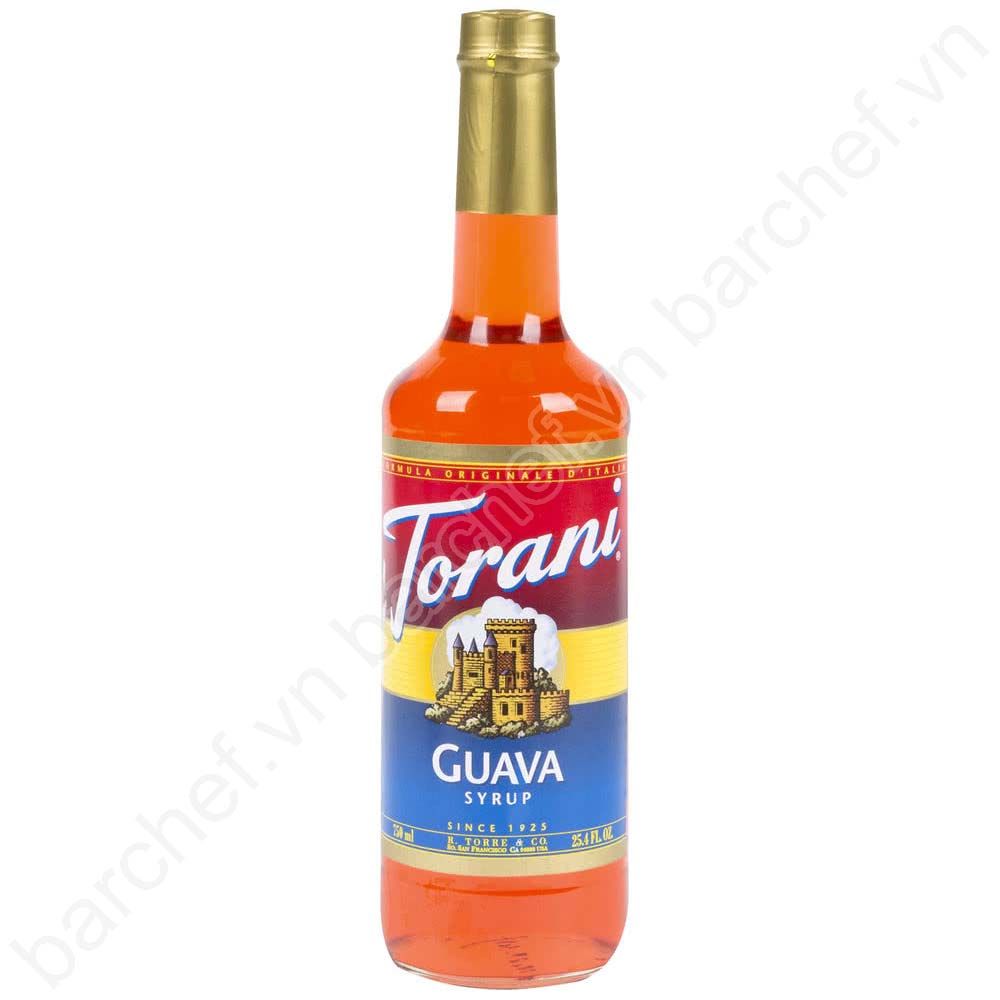 Siro Ổi hồng Torani (Guava syrup) - chai 750ml