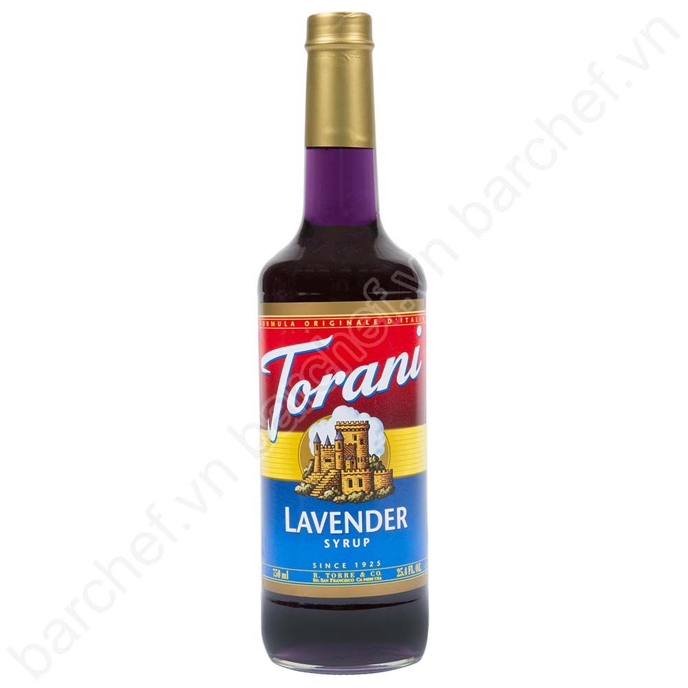 Siro Hoa Lavender Torani (Lavender syrup) - chai 750ml