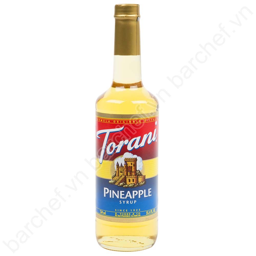 Siro Dứa (Trái thơm) Torani (Pineapple syrup) - chai 750ml