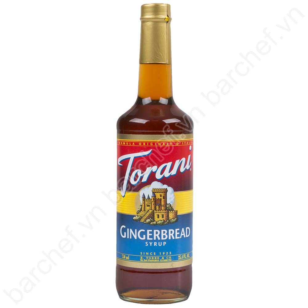 Siro bánh Gừng Torani (Gingerbread syrup) - chai 750ml