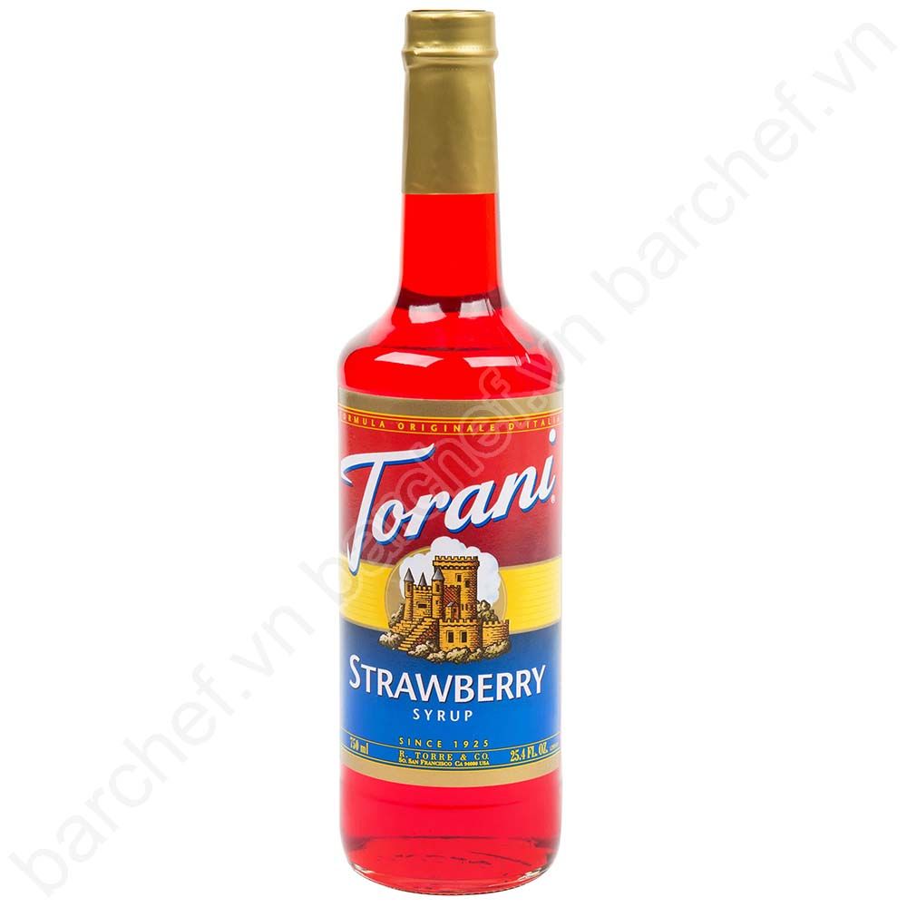 Siro Dâu tây Torani (Strawberry syrup) - chai 750ml