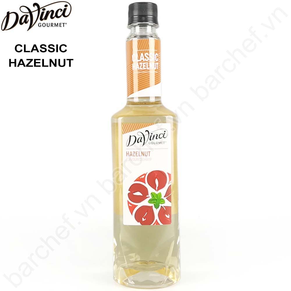 Siro Hạt dẻ Davinci Gourmet (DVG Hazelnut Classic Syrup) - chai 750ml