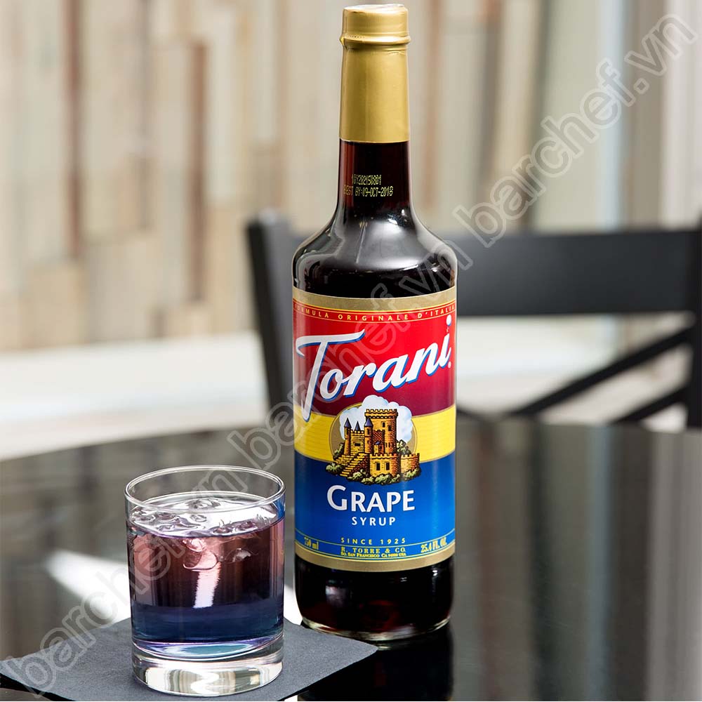 Siro Nho Torani (Grape syrup) - chai 750ml