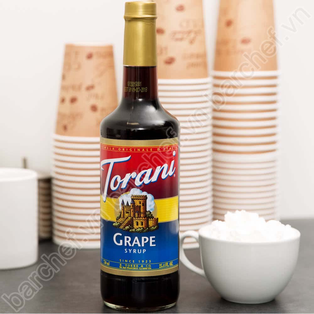 Siro Nho Torani (Grape syrup) - chai 750ml