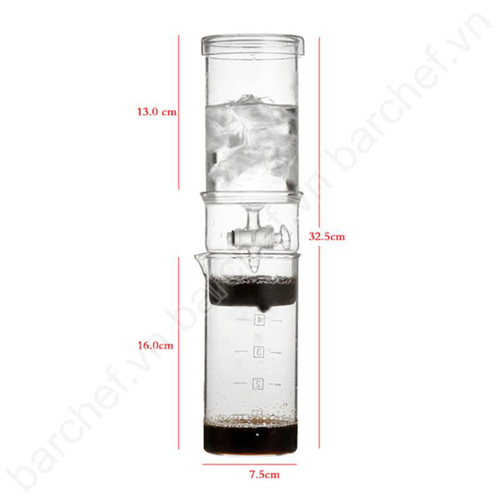 Bộ pha cà phê lạnh nhỏ giọt Koonan Cold Brew 400ml (KN-4501)