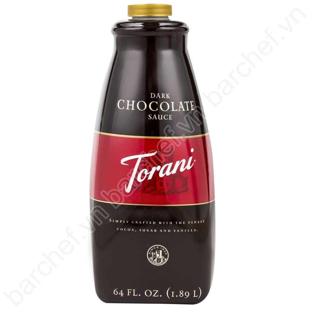 Sốt Sô-cô-la đen Torani (Chocolate sauce) - chai 1,89L