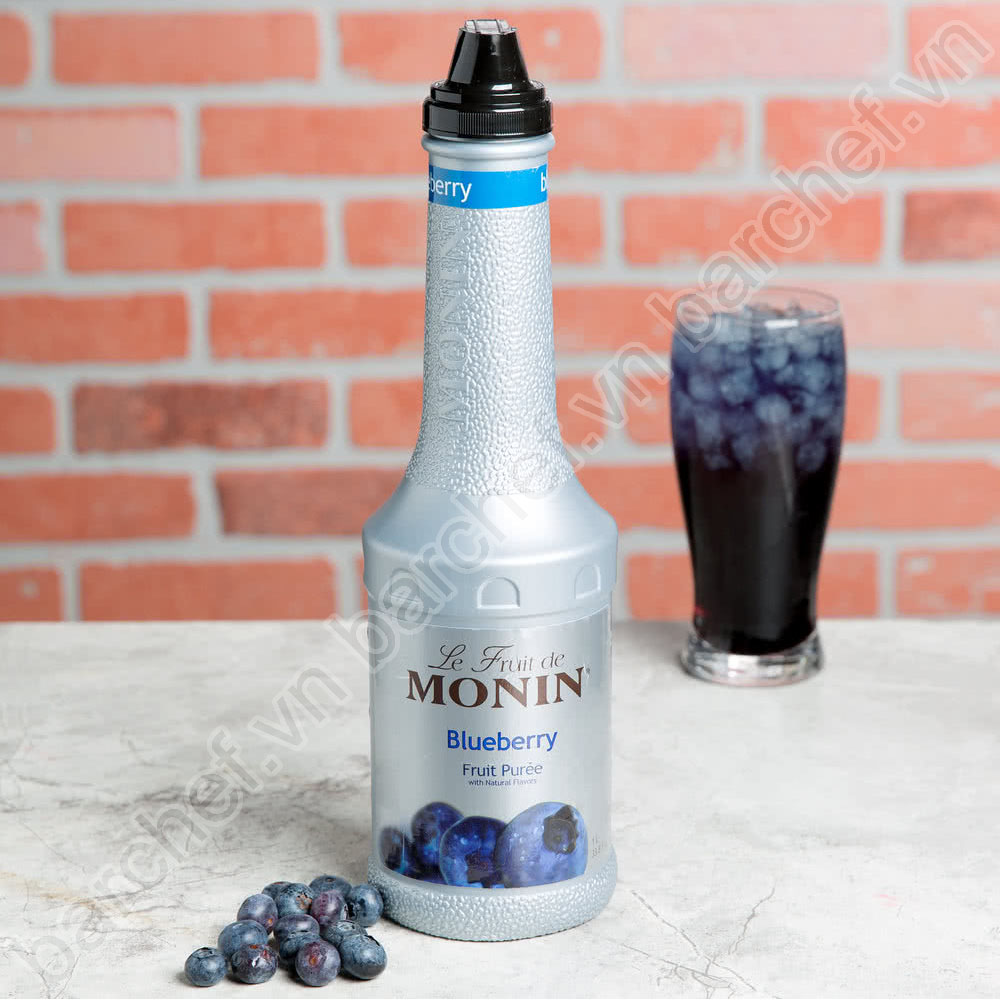 Mứt sệt vị Việt Quất Monin (Blueberry puree) - chai 1L