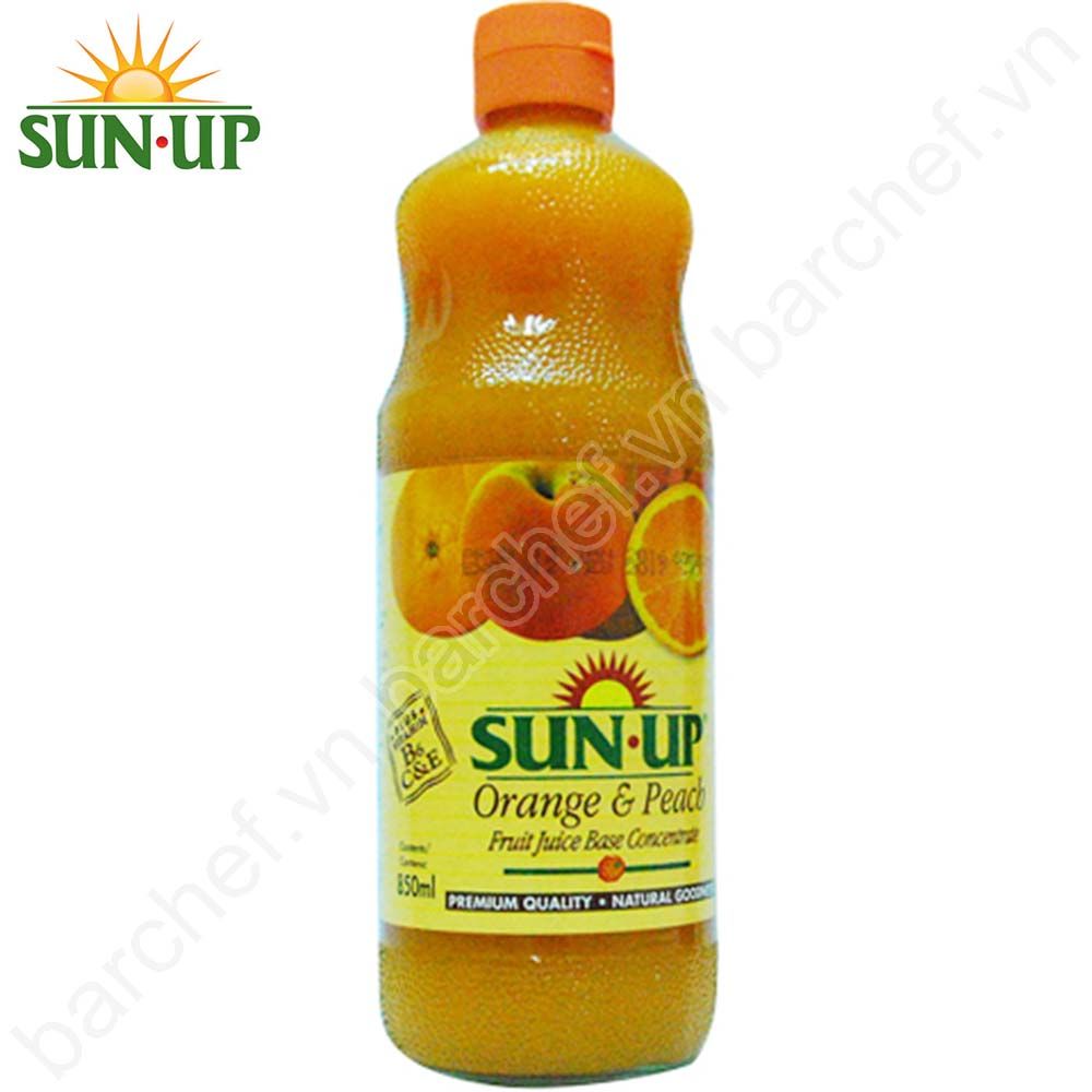 Siro Cam và Đào Sun-up (Orange and Peach CFJ) - chai 850ml