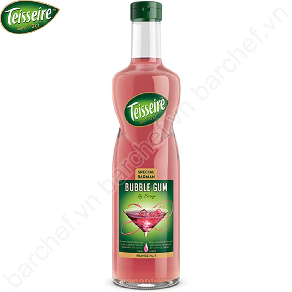 Siro Kẹo cao su Teisseire (Bubble Gum syrup) - chai 700ml