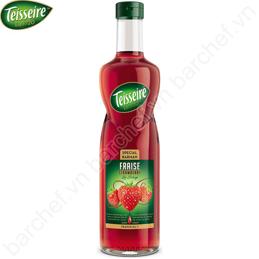 Siro Dâu tây Teisseire (Strawberry syrup) - chai 700ml