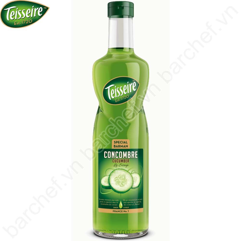 Siro Dưa chuột Teisseire (Cucumber syrup) - chai 700ml