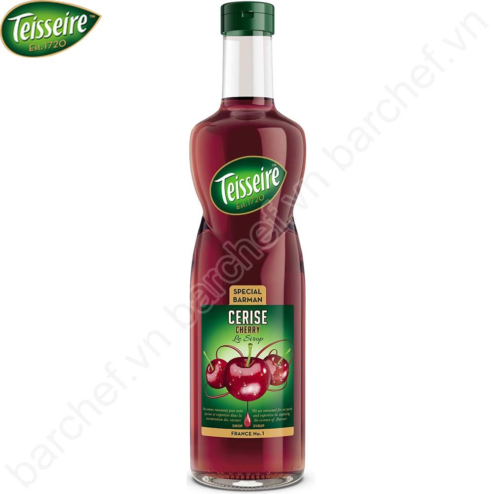 Siro quả Sơ ri Teisseire (Cherry syrup) - chai 700ml