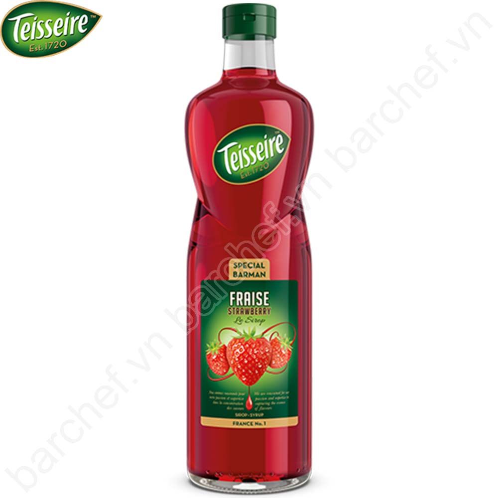 Siro Dâu tây Teisseire (Strawberry syrup) - chai 1L