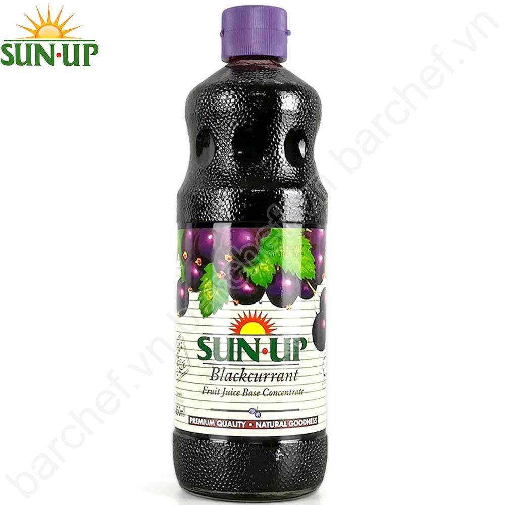 Siro Nho đen Sun-up (Blackcurrant CFJ) - chai 850ml