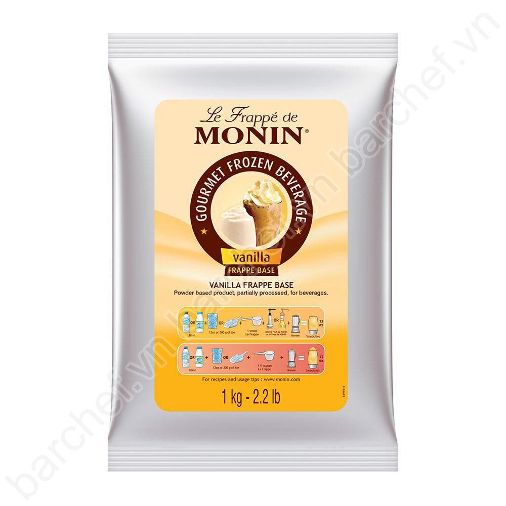 Bột Mix (Bột Frappe) Monin Vanilla - túi 1kg