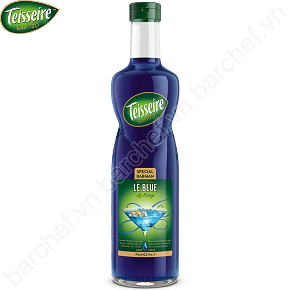 Siro vỏ Cam, Chanh xanh Teisseire (Le Blue syrup) - chai 700ml