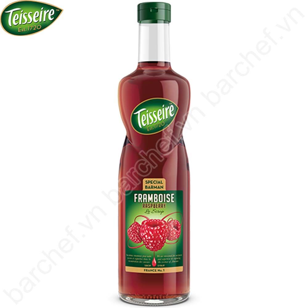 Siro Phúc bồn tử đỏ Teisseire (Raspberry syrup) - chai 700ml