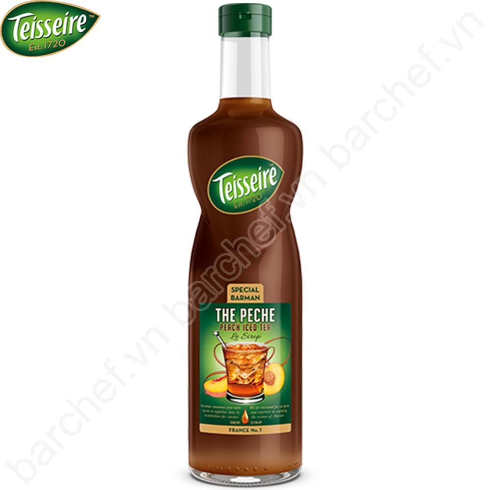 Siro Trà Đào Teisseire (Peach Iced Tea syrup) - chai 700ml