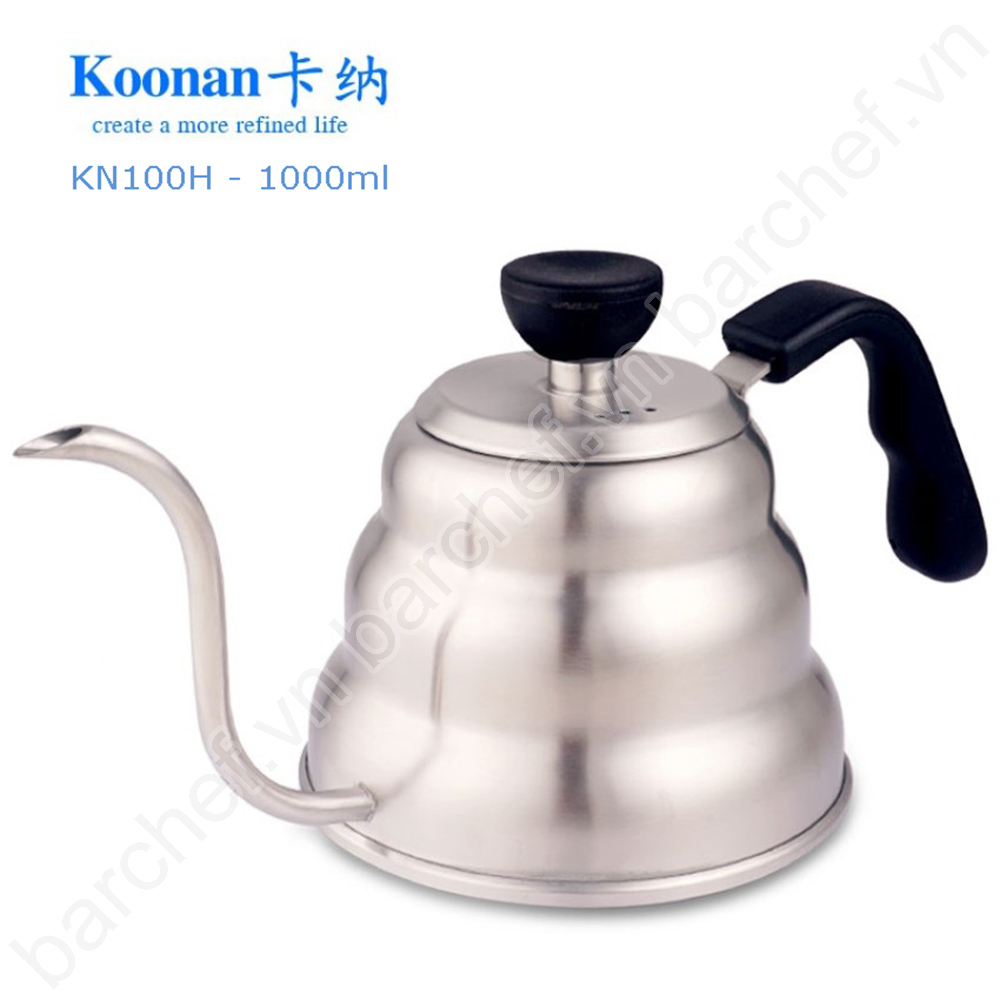 Ấm pha cà phê pour over (drip) 1L Koonan (KN-100H)