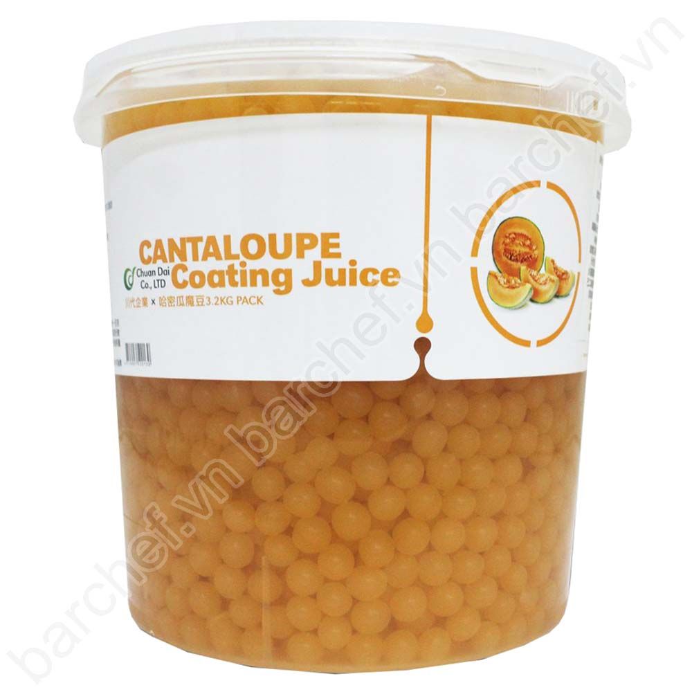 Hạt thủy tinh vị Dưa lưới vàng Chuandai (Cantaloupe) - hộp 3.2 kg