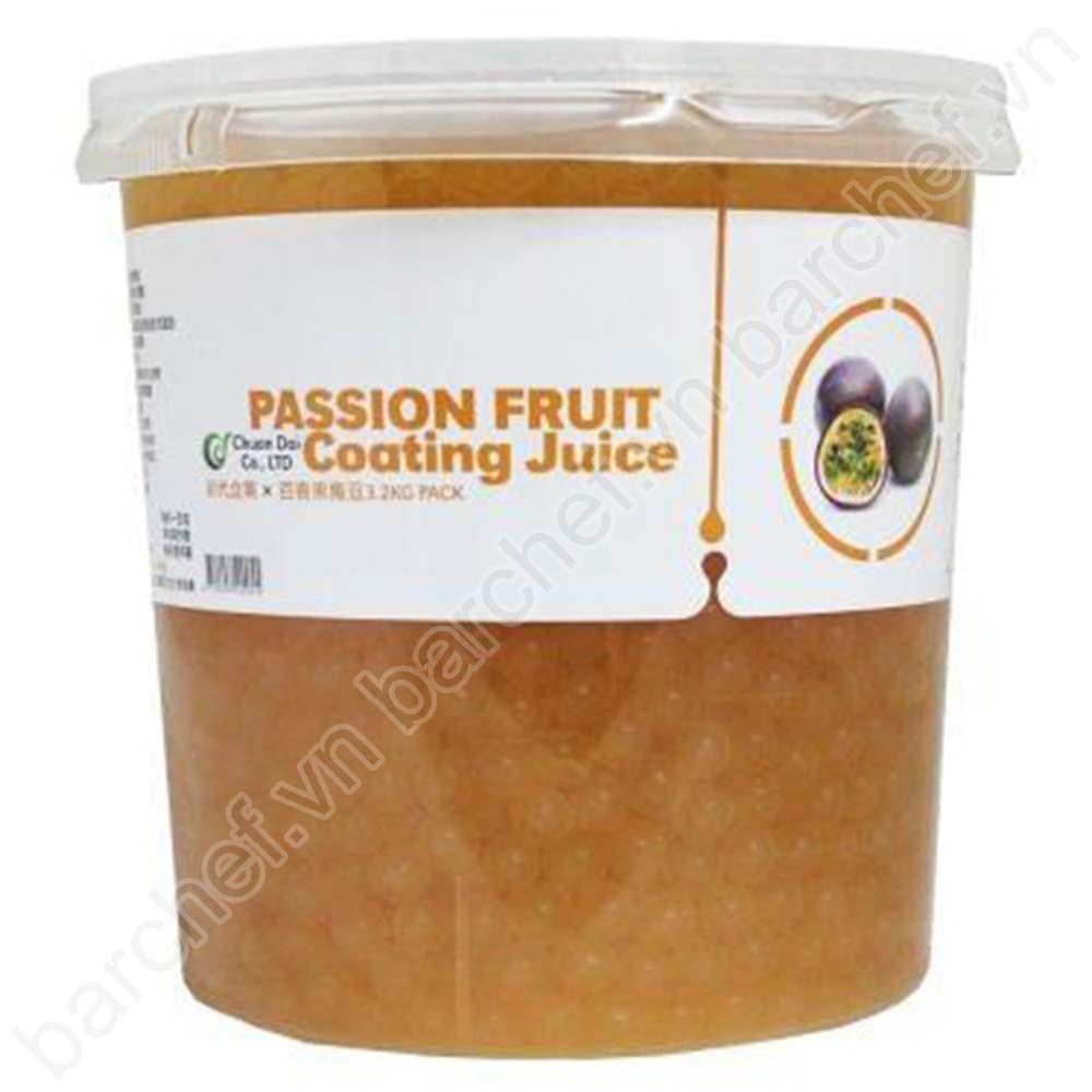 Hạt thủy tinh vị Chanh dây Chuandai (Passion Fruit) - hộp 3.2kg