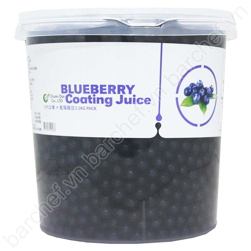 Hạt thủy tinh vị Việt quất Chuandai (Blueberry) - hộp 3.2kg