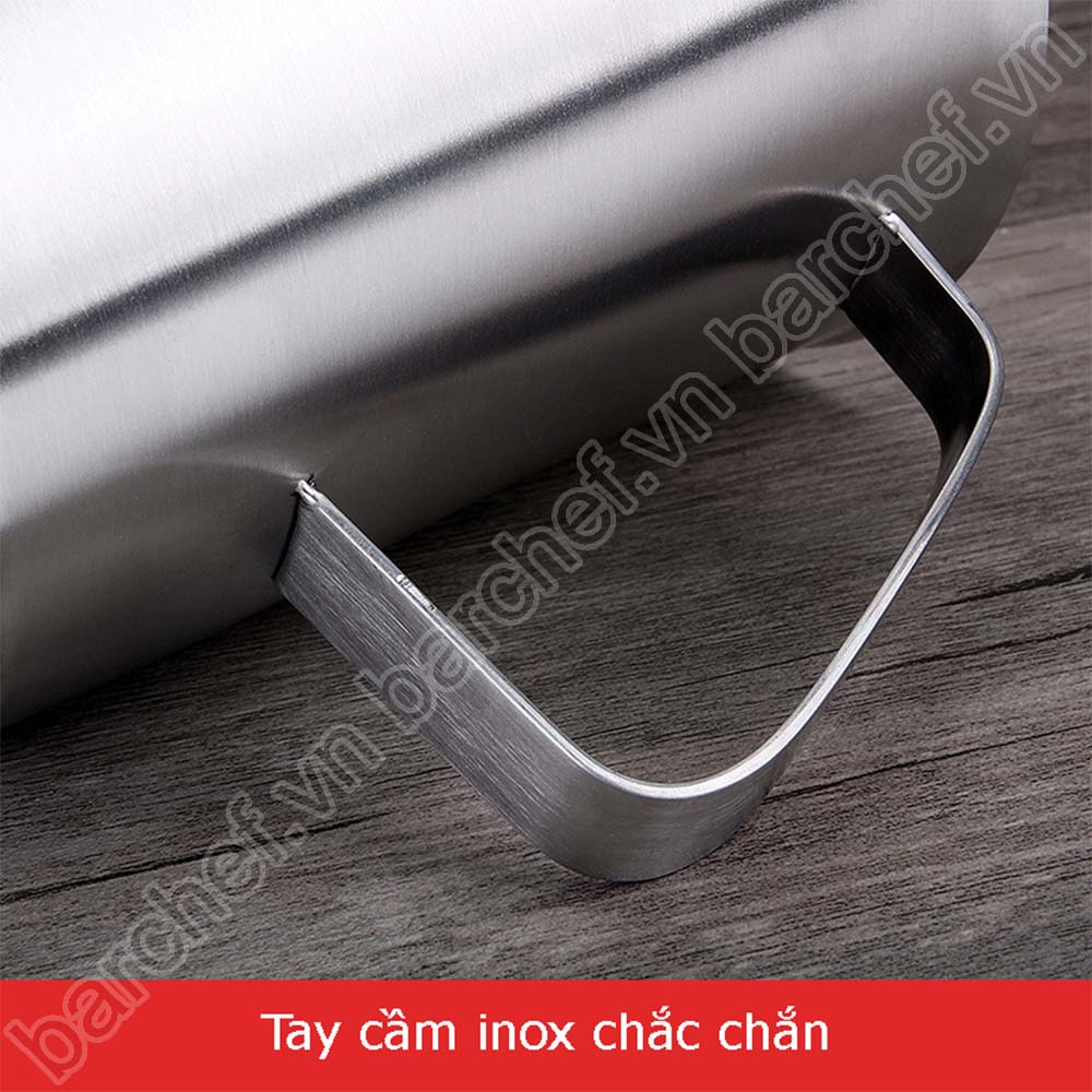 Ca đong định lượng inox 1,5 lít (1500ml) (chia vạch, có tay cầm)