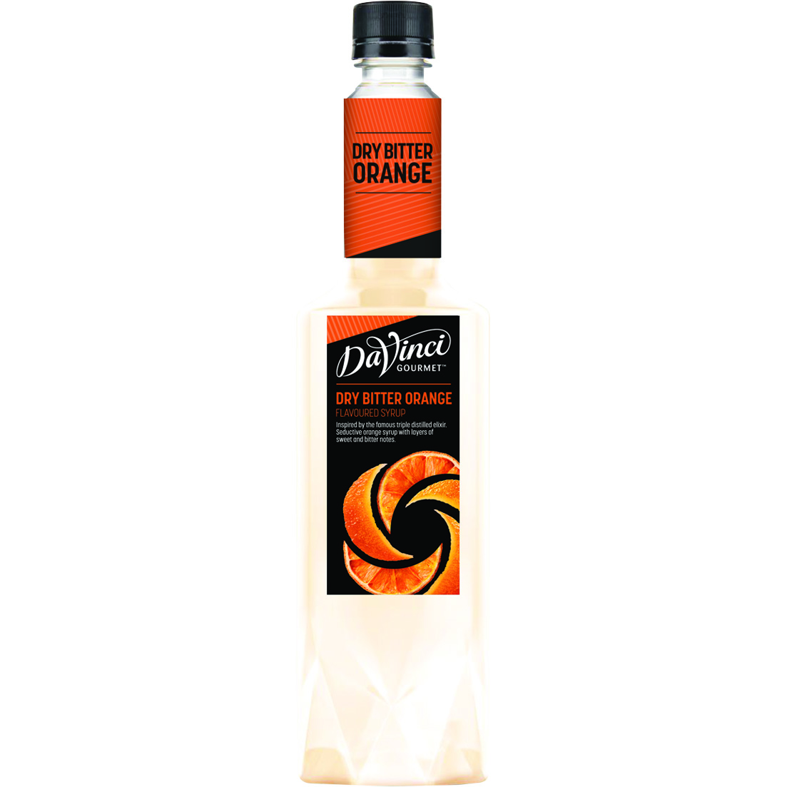 Siro Cam đắng Davinci Gourmet (DVG Dry Bitter Orange Mixologist Syrup) - chai 750ml