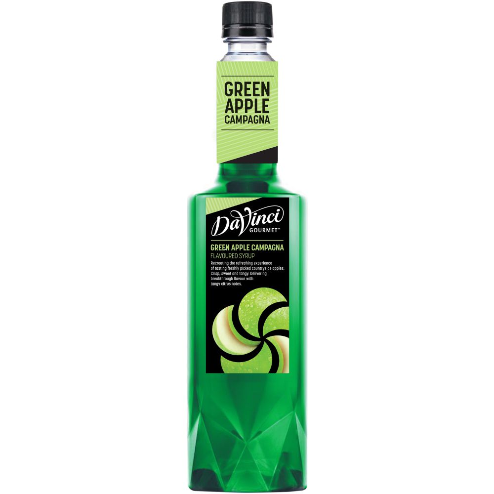 Siro Táo xanh Davinci Gourmet (DVG Green Apple Campagna Mixologist Syrup) - chai 750ml