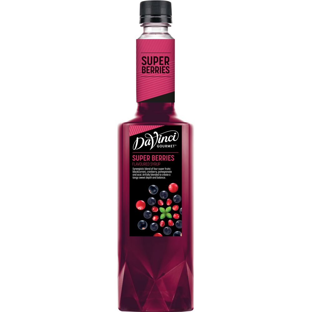 Siro Dâu rừng hỗn hợp Davinci Gourmet (DVG Super Berries Mixologist Syrup) - chai 750ml