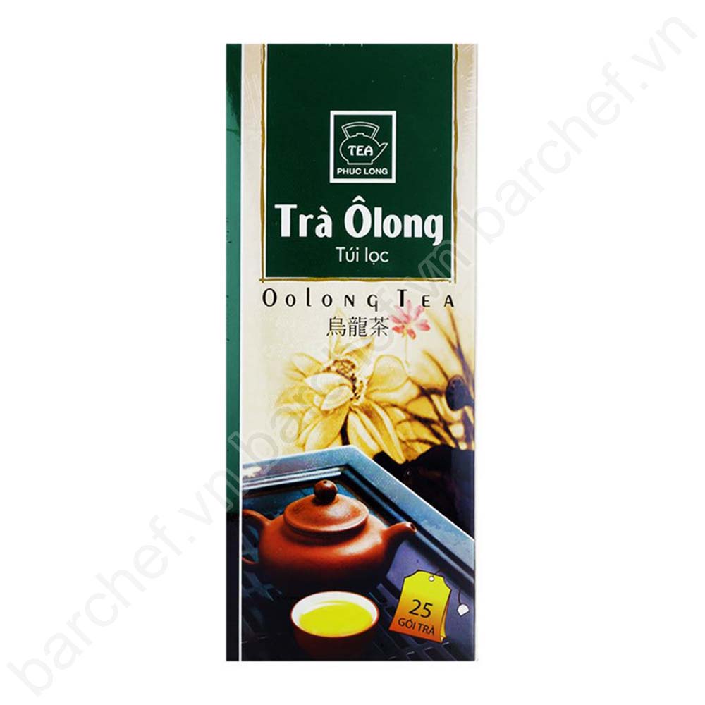 Trà Ô Long Phúc Long túi lọc - hộp giấy 25 gói x 2g