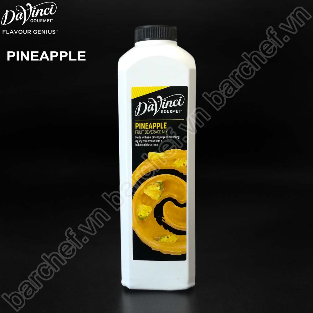 Hỗn hợp sinh tố Dứa Davinci Gourmet (DVG Pineapple Fruit Mix) - chai 1L