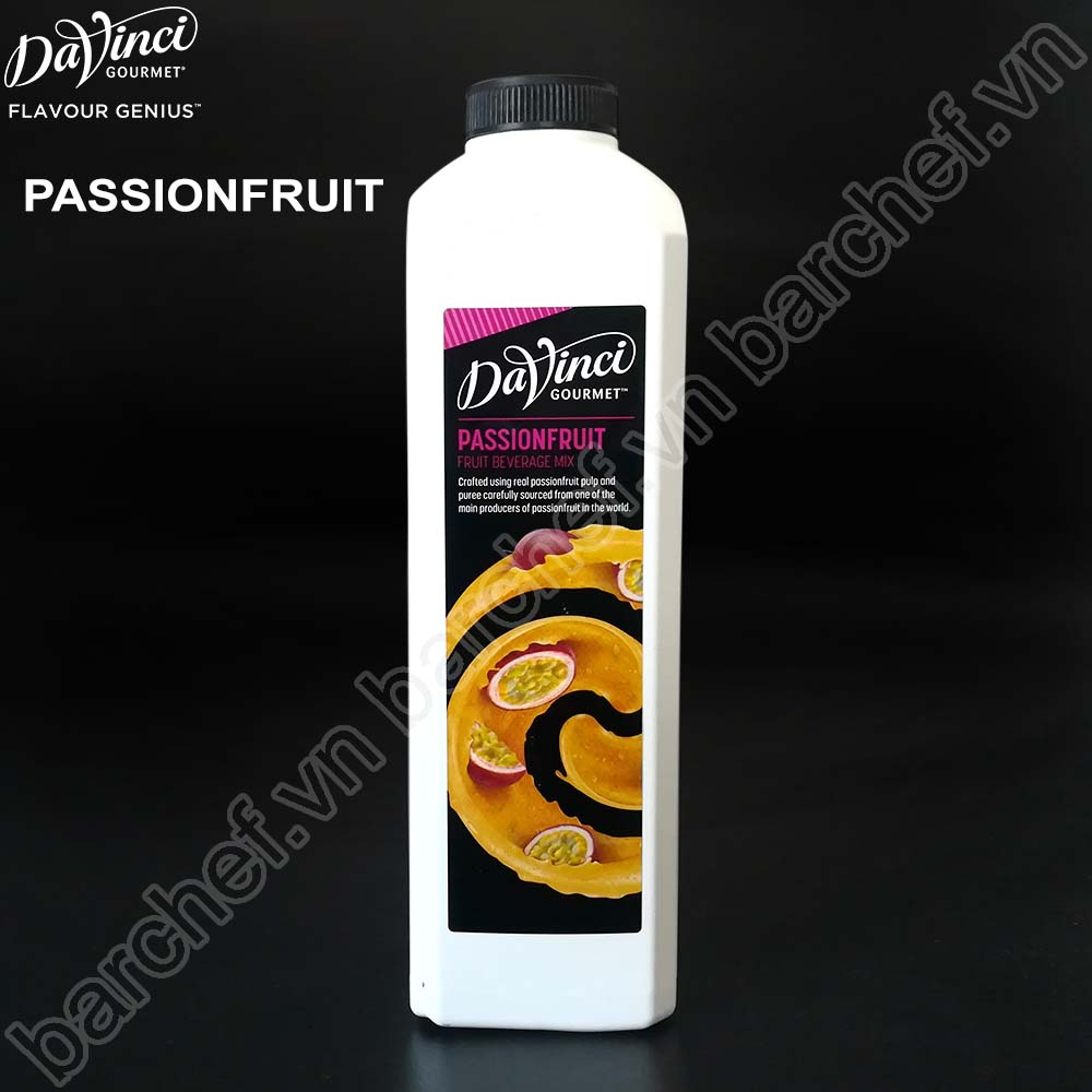 Hỗn hợp sinh tố Chanh dây Davinci Gourmet (DVG Passionfruit Fruit Mix) - chai 1L