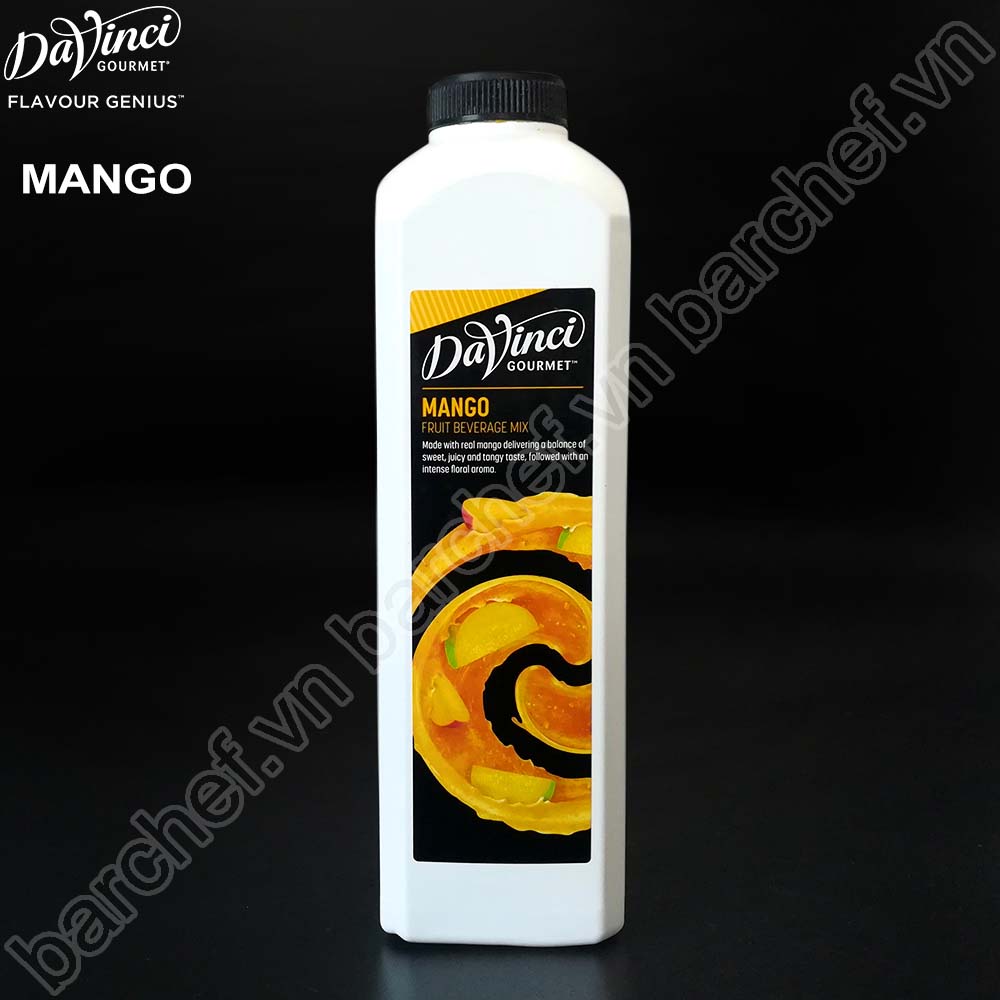 Hỗn hợp sinh tố Xoài Davinci Gourmet (DVG Mango Fruit Mix) - chai 1L