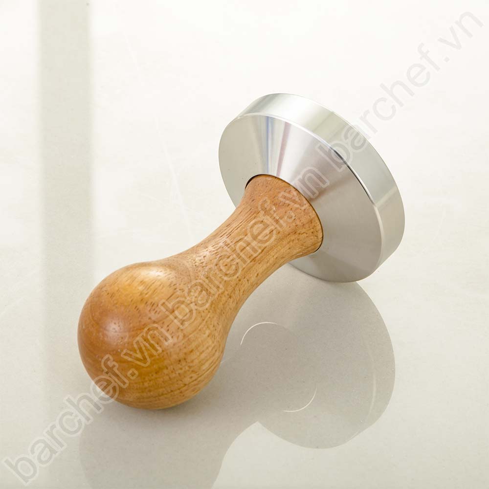 Tamper 58mm cán gỗ