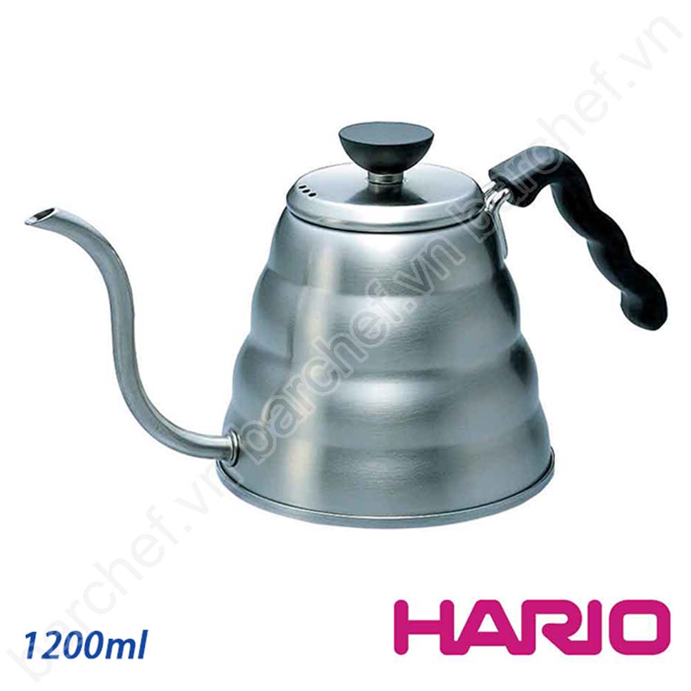 Ấm Kettle kim loại 1.2L Hario Buono VKB-120HSV