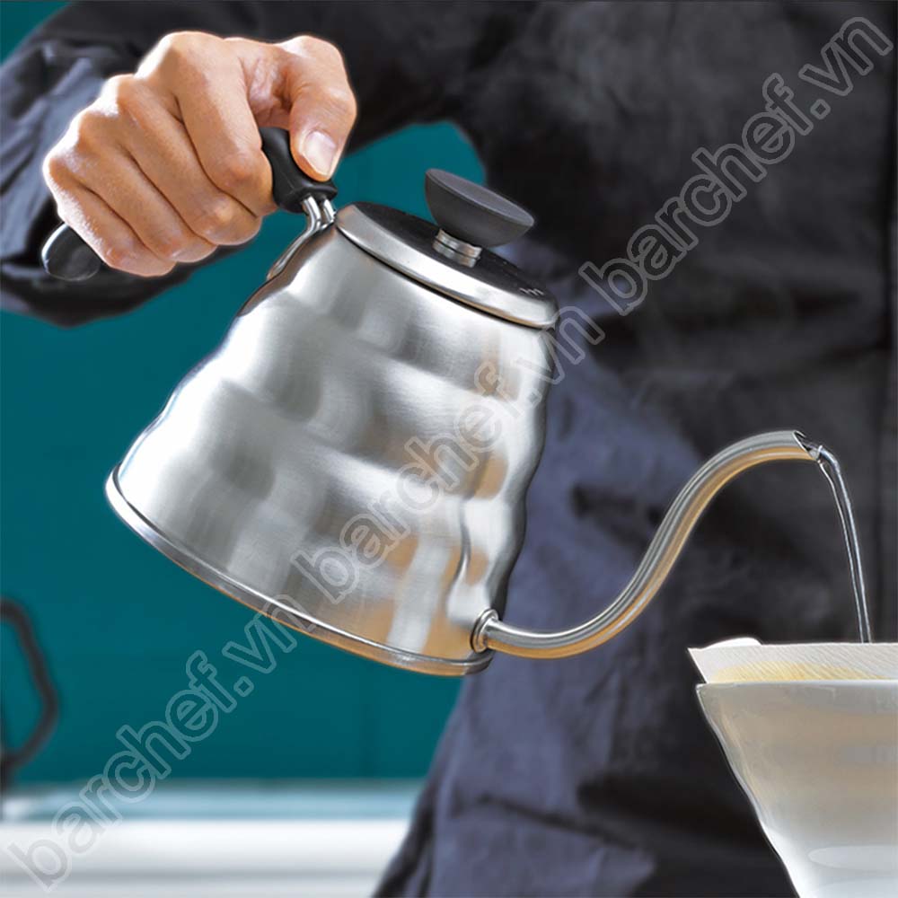 Ấm Kettle kim loại 1.2L Hario Buono VKB-120HSV