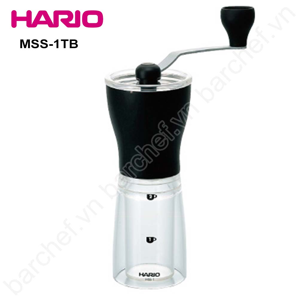 Máy xay cà phê cầm tay Hario MSS-1TB (Hario Coffee Mill Ceramic Slim)